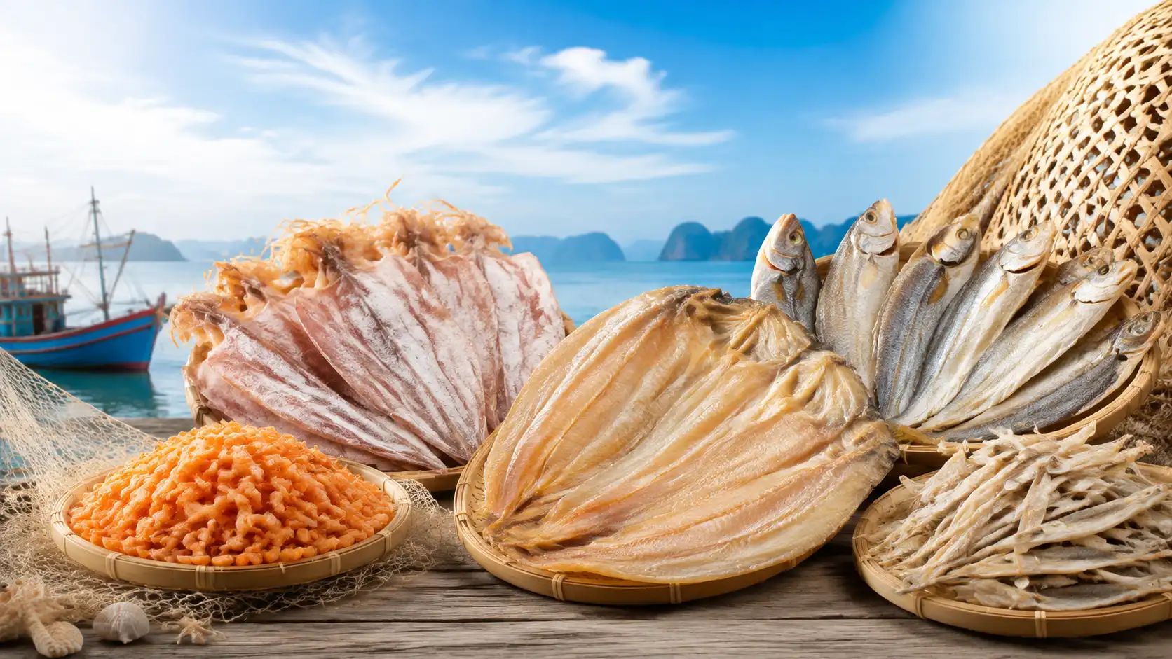Hải sản khô